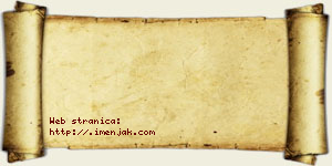 Jelena Vesić vizit kartica